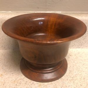 VTG carved wooden bowl